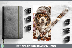 GorgeousDogs 01 Knit Hat Pen Wrap design.