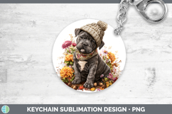 GorgeousDogs 01 Knit Hat Keychain design.