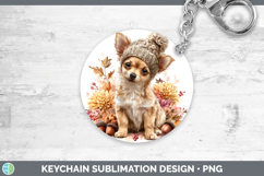 GorgeousDogs 01 Knit Hat Keychain design.