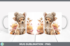 GorgeousDogs 01 Knit Hat Mug Wrap design.