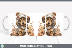 GorgeousDogs 01 Knit Hat Mug Wrap design.