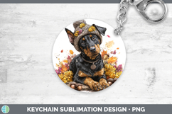 GorgeousDogs 01 Knit Hat Keychain design.