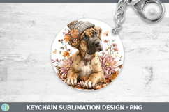 GorgeousDogs 01 Knit Hat Keychain design.