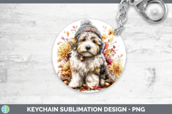 GorgeousDogs 01 Knit Hat Keychain design.