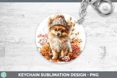 GorgeousDogs 01 Knit Hat Keychain design.