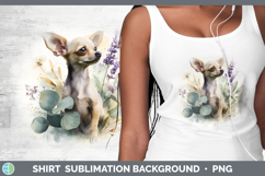 GorgeousDogs 01 Lavender and Eucalyptus Shirt design.