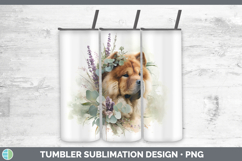 GorgeousDogs 01 Lavender and Eucalyptus Tumbler design.
