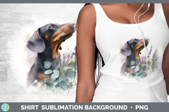 GorgeousDogs 01 Lavender and Eucalyptus Shirt design.