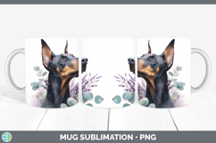 GorgeousDogs 01 Lavender and Eucalyptus Mug Wrap design.