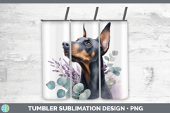 GorgeousDogs 01 Lavender and Eucalyptus Tumbler design.