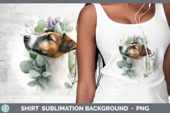 GorgeousDogs 01 Lavender and Eucalyptus Shirt design.