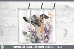 GorgeousDogs 01 Lavender and Eucalyptus Tumbler design.