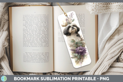 GorgeousDogs 01 Lavender and Eucalyptus Bookmark design.