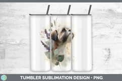 GorgeousDogs 01 Lavender and Eucalyptus Tumbler design.