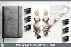 GorgeousDogs 01 Lavender and Eucalyptus Pen Wrap design.