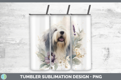 GorgeousDogs 01 Lavender and Eucalyptus Tumbler design.
