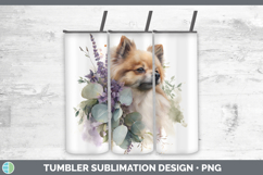 GorgeousDogs 01 Lavender and Eucalyptus Tumbler design.