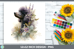 GorgeousDogs 01 Lavender and Eucalyptus Paper Backgrounds design.