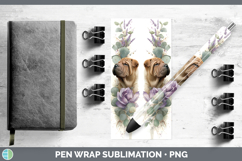 GorgeousDogs 01 Lavender and Eucalyptus Pen Wrap design.