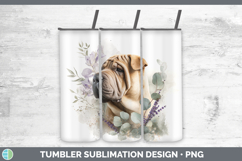 GorgeousDogs 01 Lavender and Eucalyptus Tumbler design.