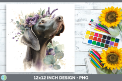 GorgeousDogs 01 Lavender and Eucalyptus Paper Backgrounds design.