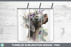 GorgeousDogs 01 Lavender and Eucalyptus Tumbler design.