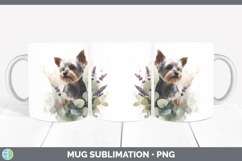 GorgeousDogs 01 Lavender and Eucalyptus Mug Wrap design.