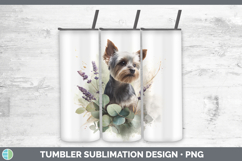 GorgeousDogs 01 Lavender and Eucalyptus Tumbler design.