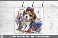 GorgeousDogs 01 Patriotic Tumbler design.