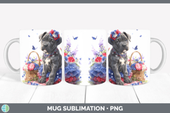 GorgeousDogs 01 Patriotic Mug Wrap design.
