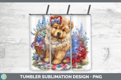 GorgeousDogs 01 Patriotic Tumbler design.