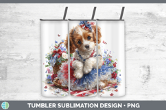 GorgeousDogs 01 Patriotic Tumbler design.