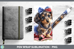 GorgeousDogs 01 Patriotic Pen Wrap design.