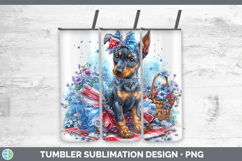 GorgeousDogs 01 Patriotic Tumbler design.