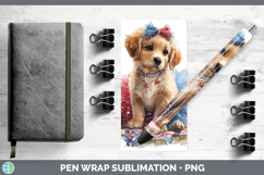 GorgeousDogs 01 Patriotic Pen Wrap design.