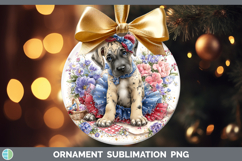 GorgeousDogs 01 Patriotic Ornament design.