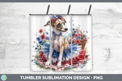 GorgeousDogs 01 Patriotic Tumbler design.