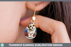 GorgeousDogs 01 Patriotic Teardrop Earrings design.