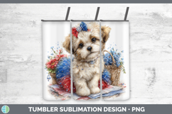 GorgeousDogs 01 Patriotic Tumbler design.