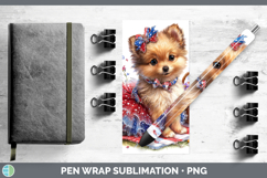 GorgeousDogs 01 Patriotic Pen Wrap design.