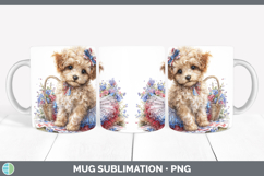 GorgeousDogs 01 Patriotic Mug Wrap design.
