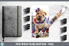 GorgeousDogs 01 Patriotic Pen Wrap design.