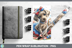 GorgeousDogs 01 Patriotic Pen Wrap design.