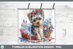 GorgeousDogs 01 Patriotic Tumbler design.