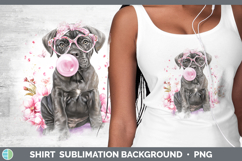 GorgeousDogs 01 Pink Bubble Gum Shirt design.