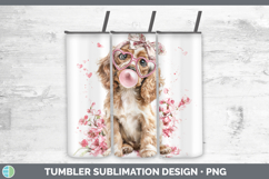 GorgeousDogs 01 Pink Bubble Gum Tumbler design.