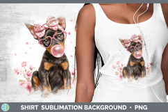 GorgeousDogs 01 Pink Bubble Gum Shirt design.