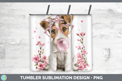 GorgeousDogs 01 Pink Bubble Gum Tumbler design.