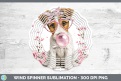 GorgeousDogs 01 Pink Bubble Gum Wind Spinner design.