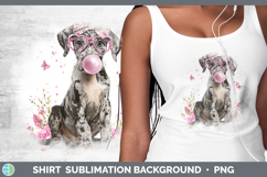 GorgeousDogs 01 Pink Bubble Gum Shirt design.